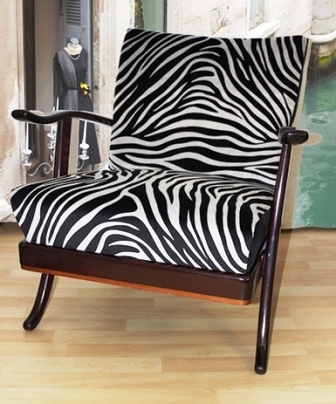 Fancy: Sessel mit Zebramuster zebrasessel projekt